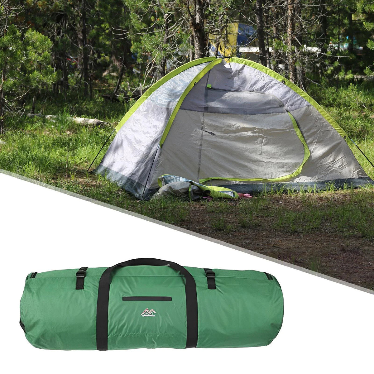 Green 90X30X30cm Travel Duffel Bag E42993