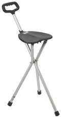 Black Folding Cane Seat U11585