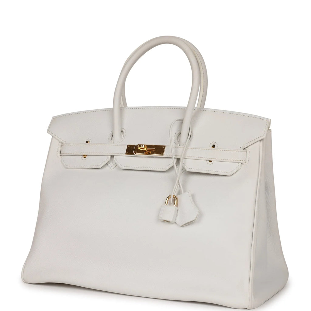 White Epsom Leather Handbag B46359