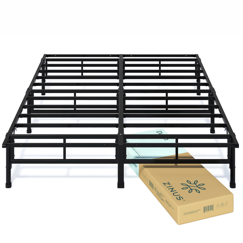 14" Queen Metal Mattress Foundation Bed Frame F74843