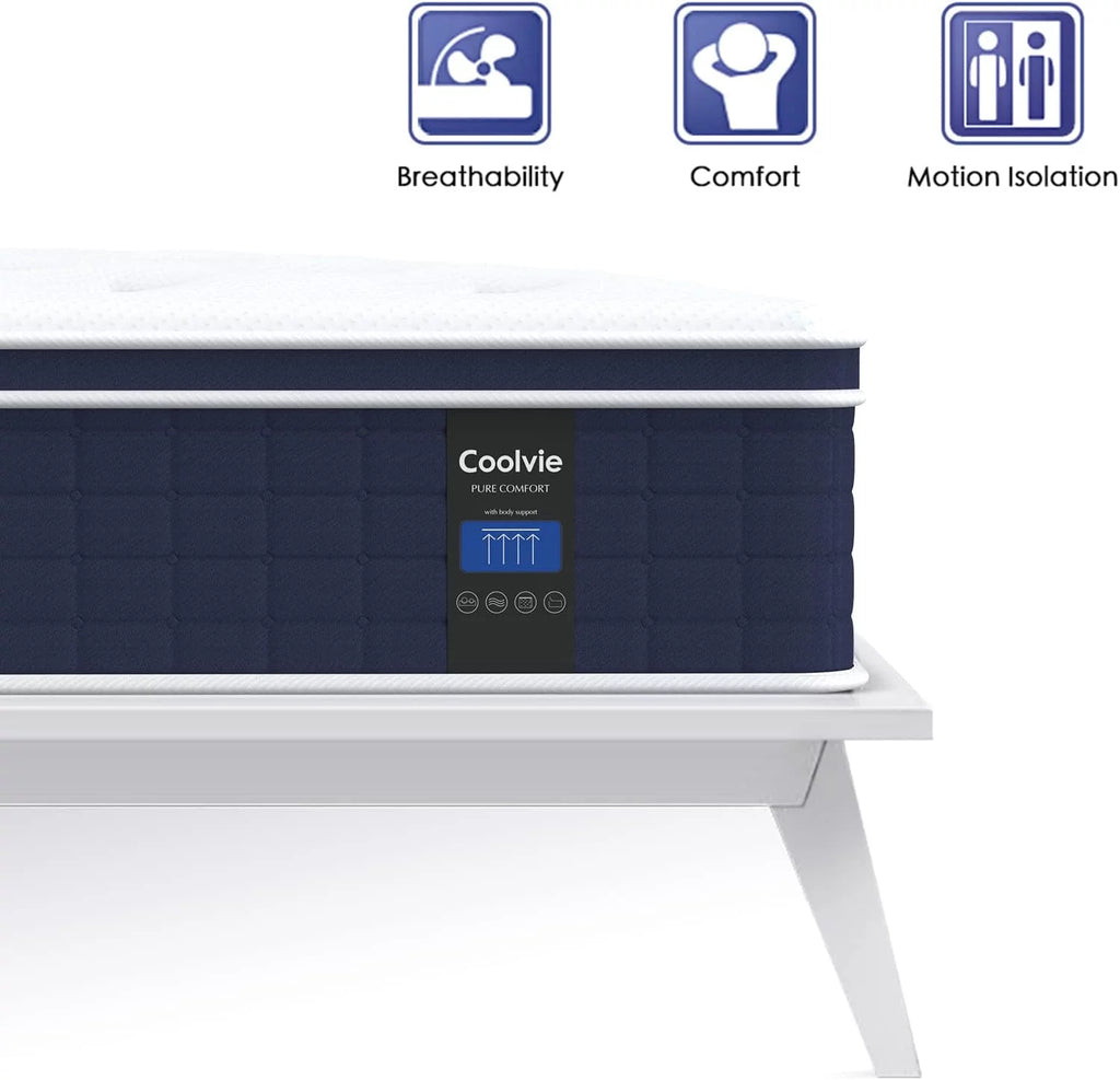 Queen 12 inch Hybrid Mattress with Pocket Springs Z479085