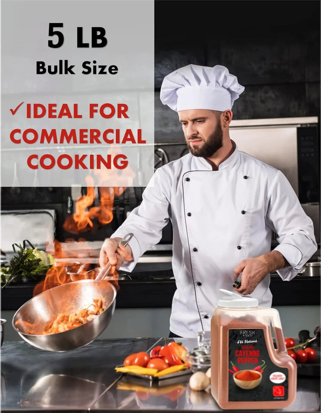 Cayenne Pepper Powder 50,000 SHU 5 Lbs X8263