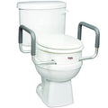 3.5 Inch Raised Toilet Seat with Arms White O614158