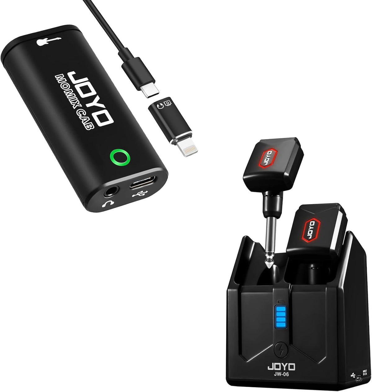 5.8GHz Wireless Guitar System with Charging Box and Guitar Audio Interface Y657142