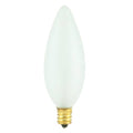 40 Watt Incandescent Candelabra Bulb Frost, 100 Packs O46960