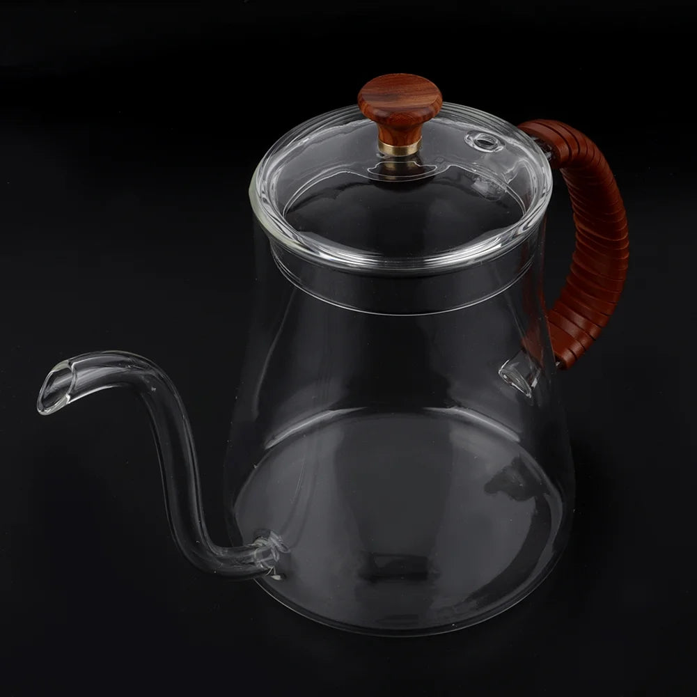 Thickened Glass Gooseneck Kettle 600ML S4057