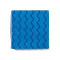 Blue Microfiber Cleaning Cloths, 16 x 16, 12/Carton U1370