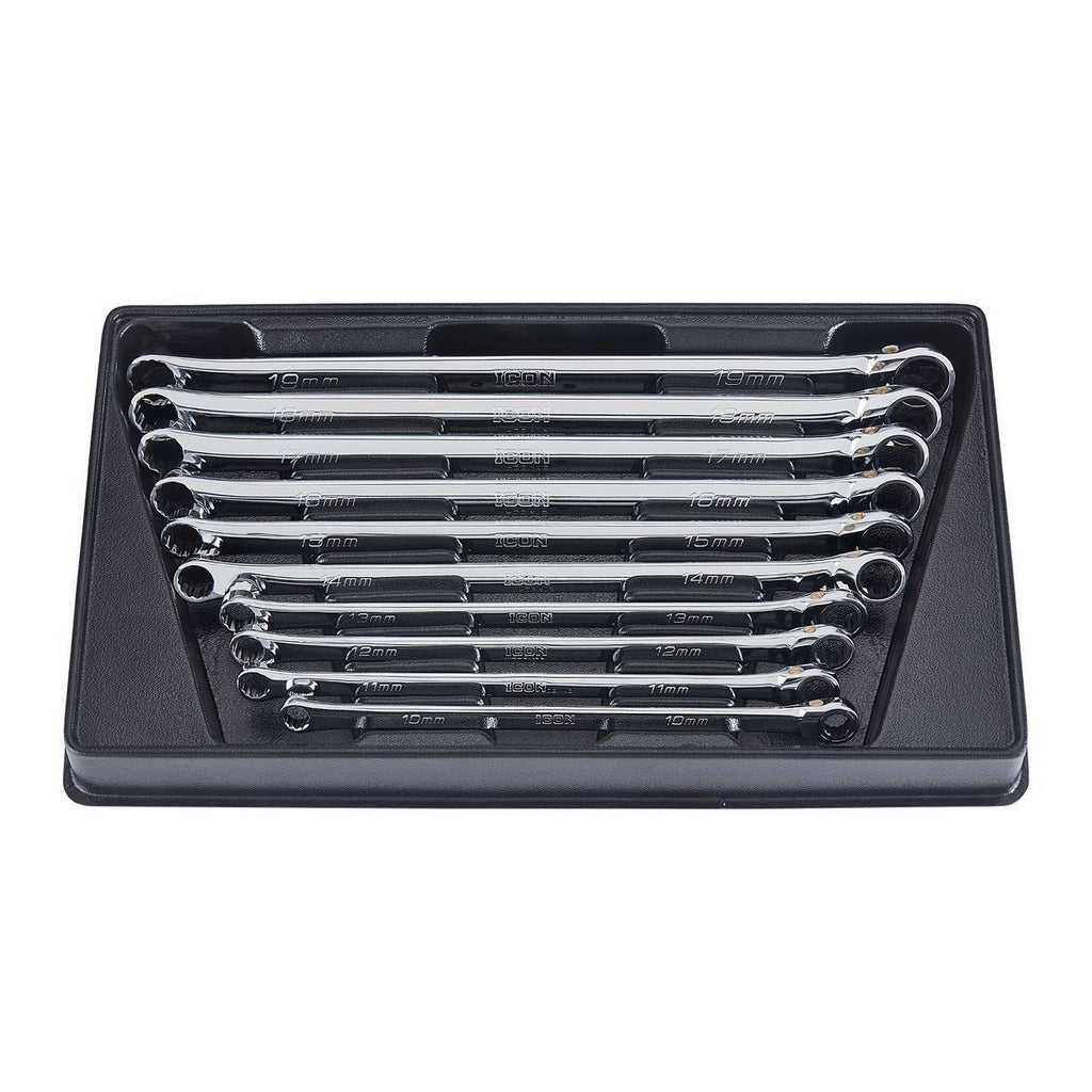 10 Piece Metric Double Box Ratcheting Wrench K503