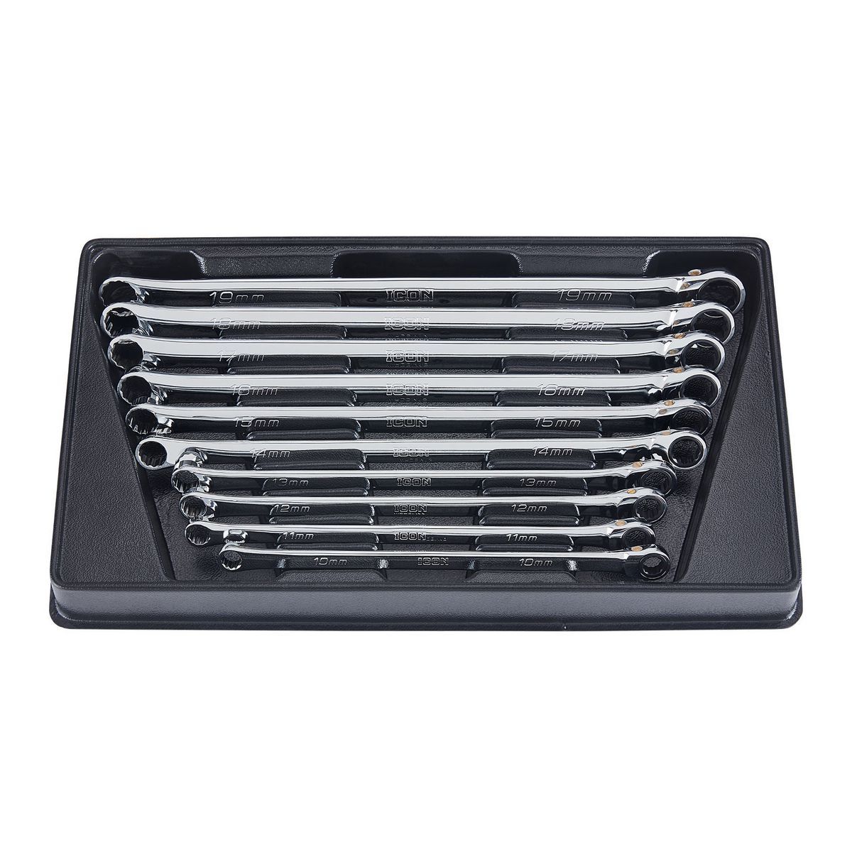 10 Piece Metric Double Box Ratcheting Wrench K503
