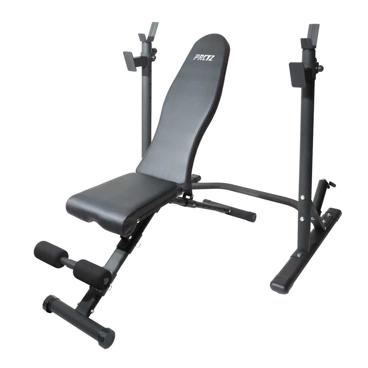 Two-Piece Olympic Weight Bench with Squat Rack I228
