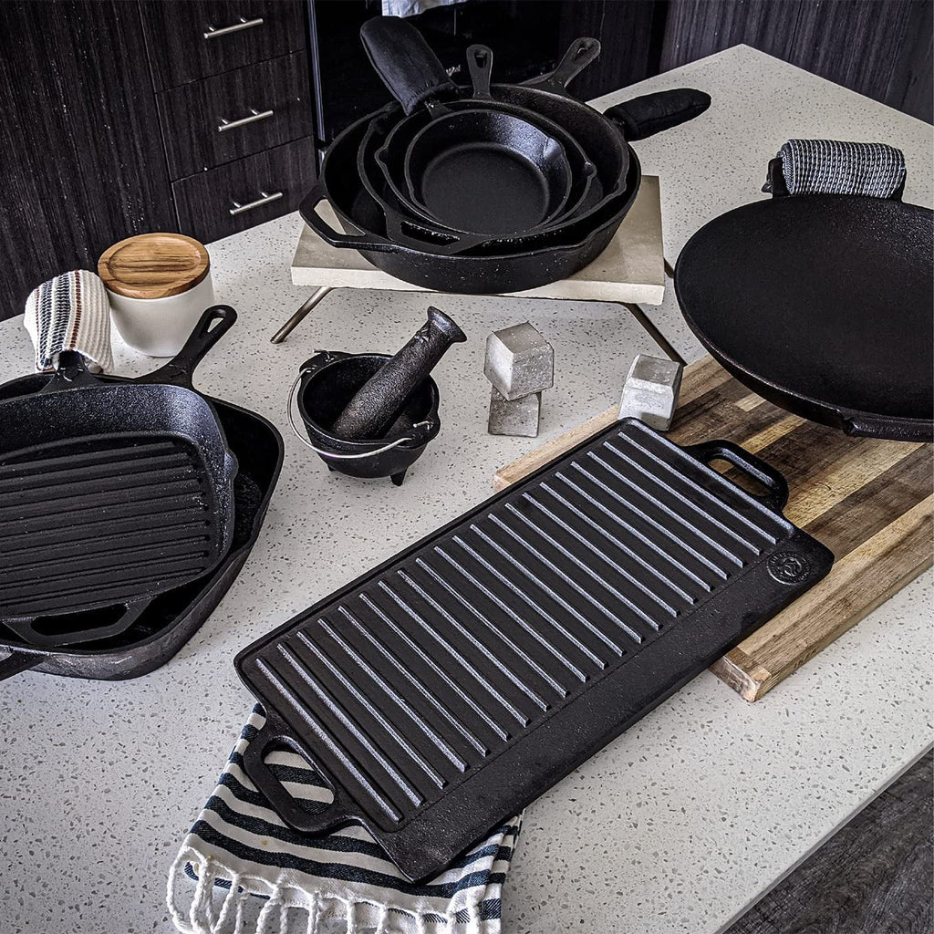 6-1/2 Inch Pre-Seasoned Cast Iron Skillet U61751