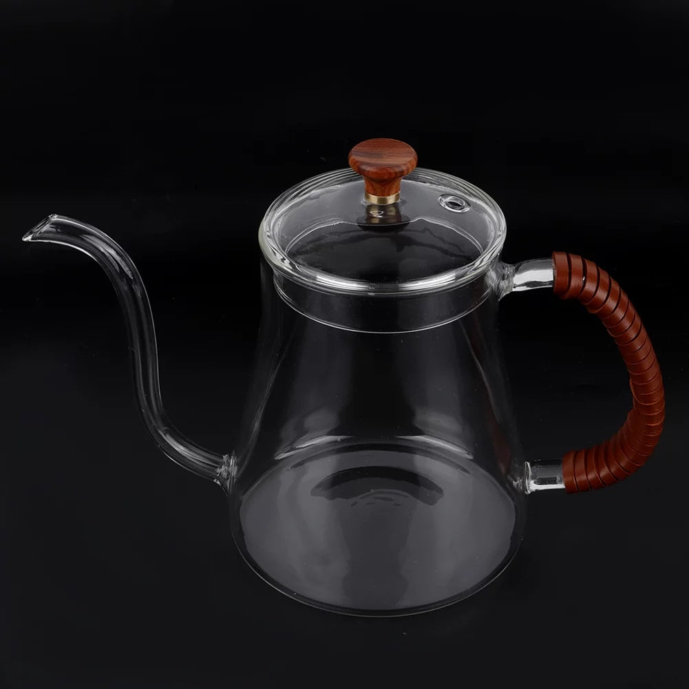 Thickened Glass Gooseneck Kettle 600ML S4057