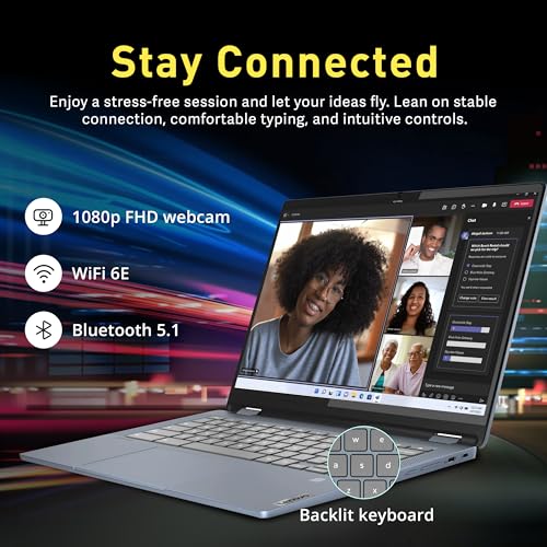 11.6" HD Touchscreen Chromebook, 2-in-1 Laptop, 4GB LPDDR3, 64GB eMMC, Blue I37391