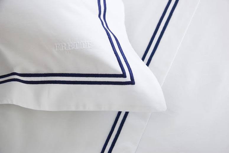 California King White Khaki Sheet Set A800