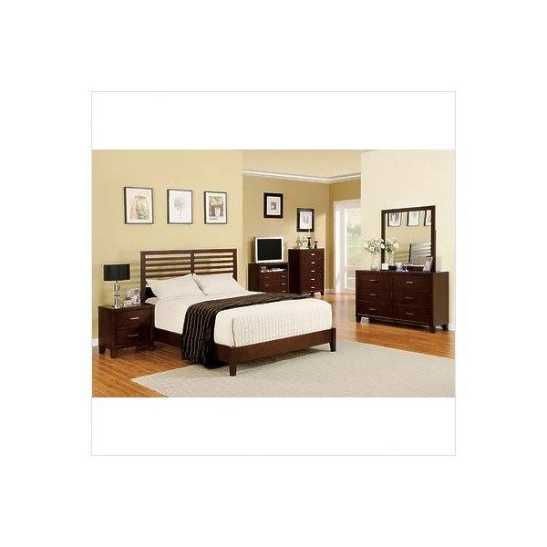 Brown Cherry Nightstand N4580