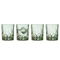 Green Whisky Glass 4pcs X90010