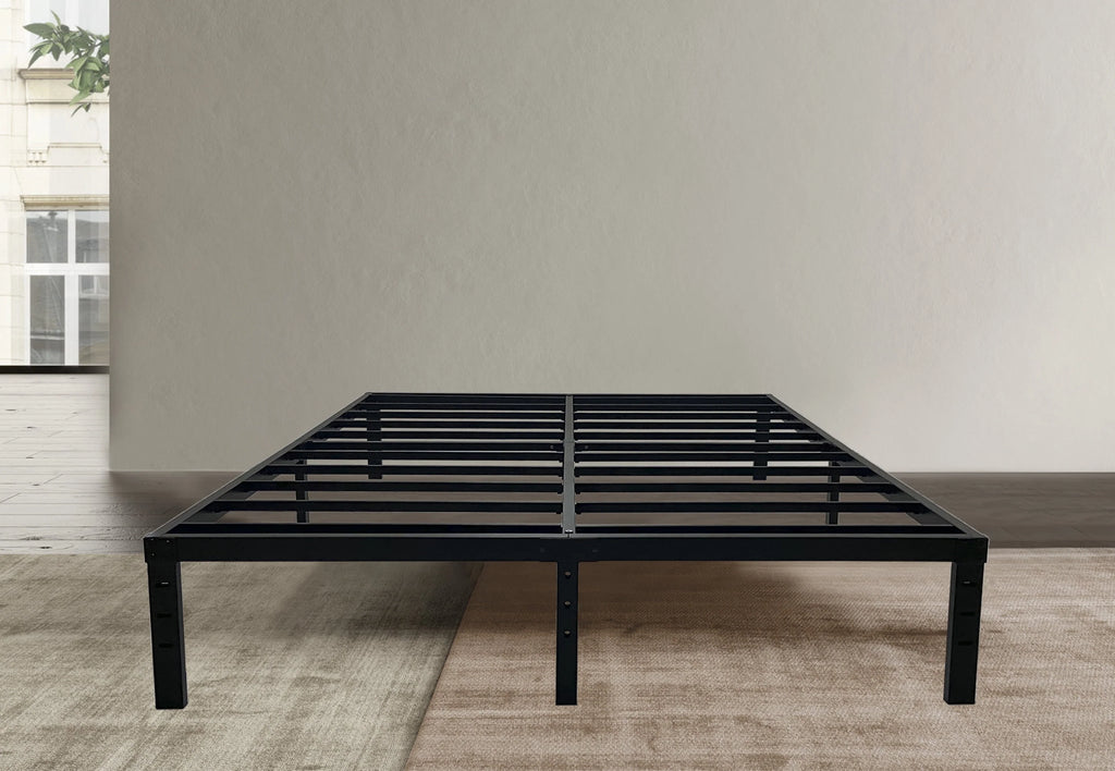 King Size 14 Inches High Bed Frame with Storage F852