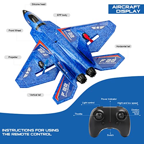 2.4Ghz 2 Channel Remote Control F22 RC Airplane G681