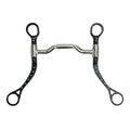 Black Flat Shank Mouthpiece with Sweet Iron Port F563