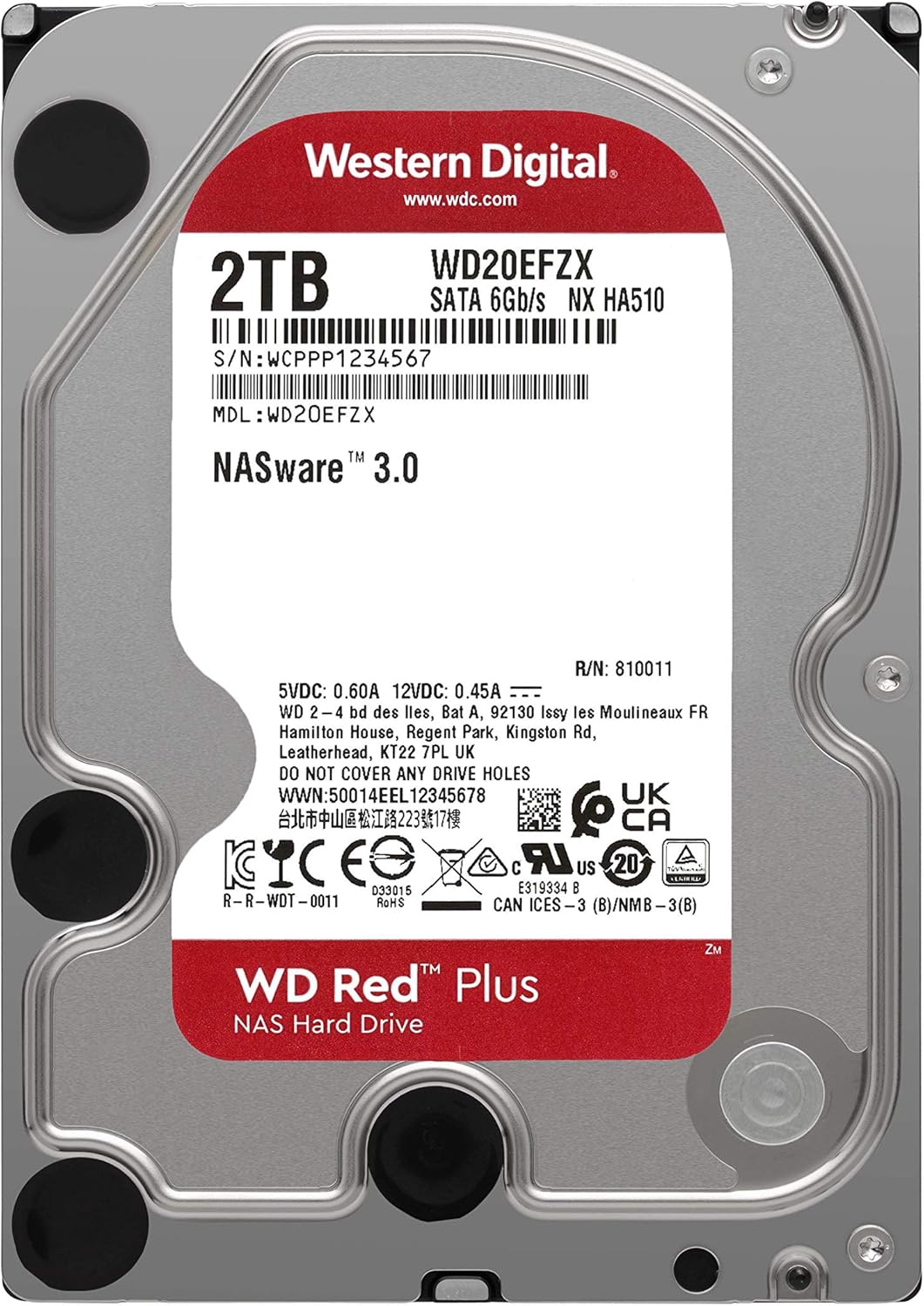 10TB NAS Internal Hard Drive HDD U879646