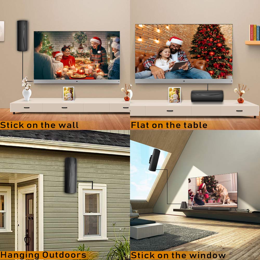 Digital TV Antenna with 36FT Coaxial Cable P6800