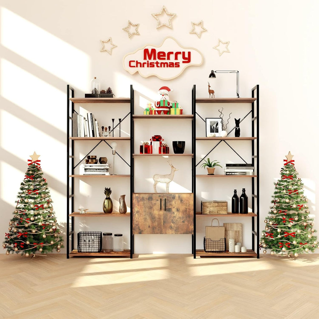 5-Shelf Wood Bookcase Y9209