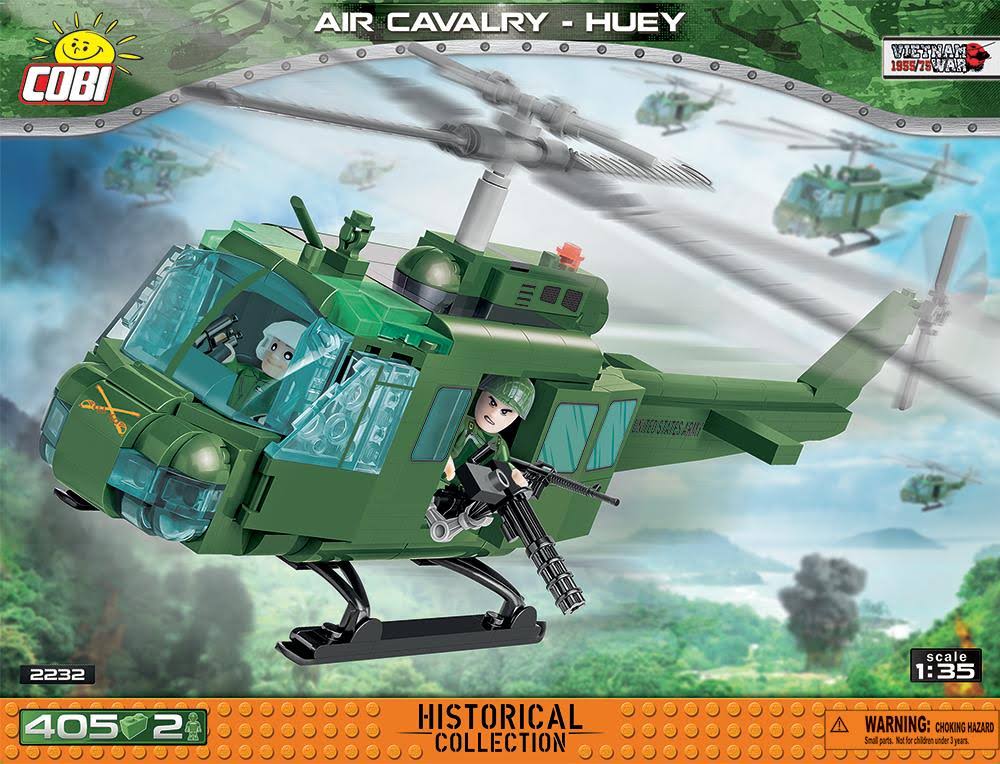 410 Pieces Vietnam War Air Cavalry Building Set D7661