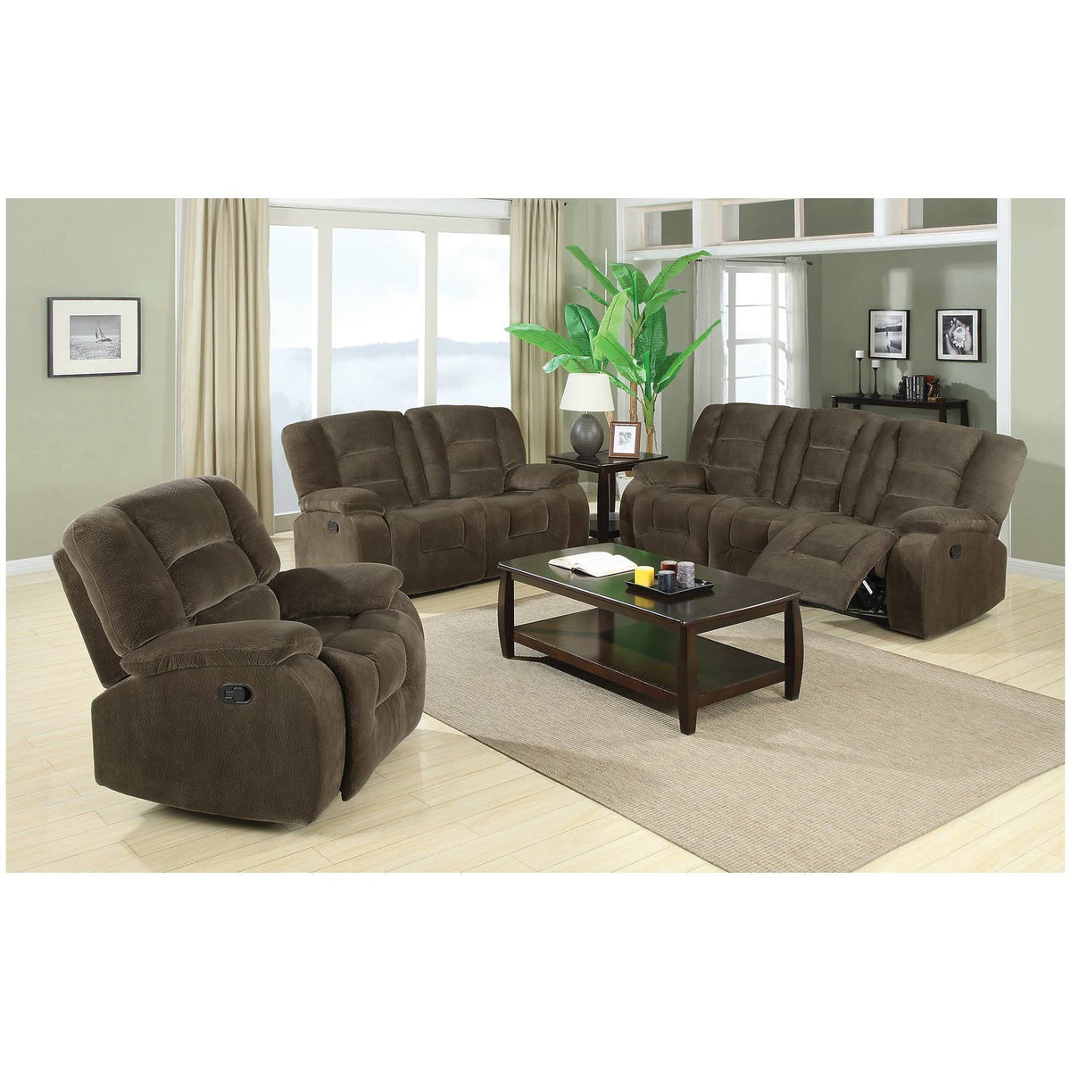 Sage Reclining Loveseat D662