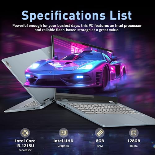 11.6" HD Touchscreen Chromebook, 2-in-1 Laptop, 4GB LPDDR3, 64GB eMMC, Blue I37391