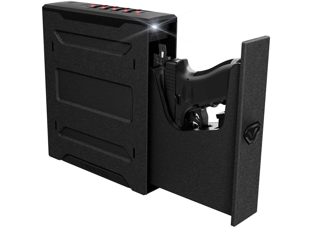 Portable Safe with Auto Open Lid Rechargeable Lithium-Ion Battery Q677
