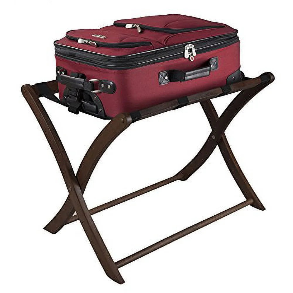 Walnut Wood Luggage Rack J316856