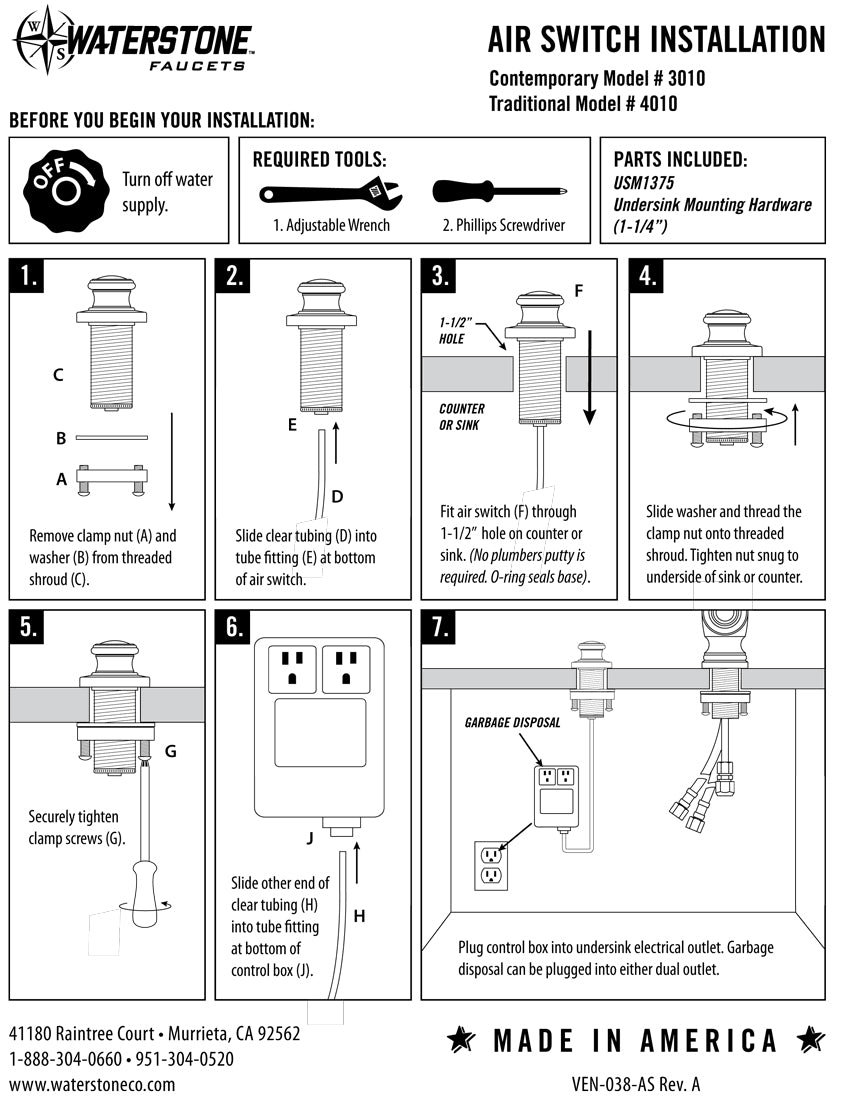 Traditional Air Switch A328164