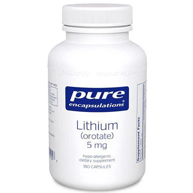 Lithium Orotate 5mg 180 Capsules W105464
