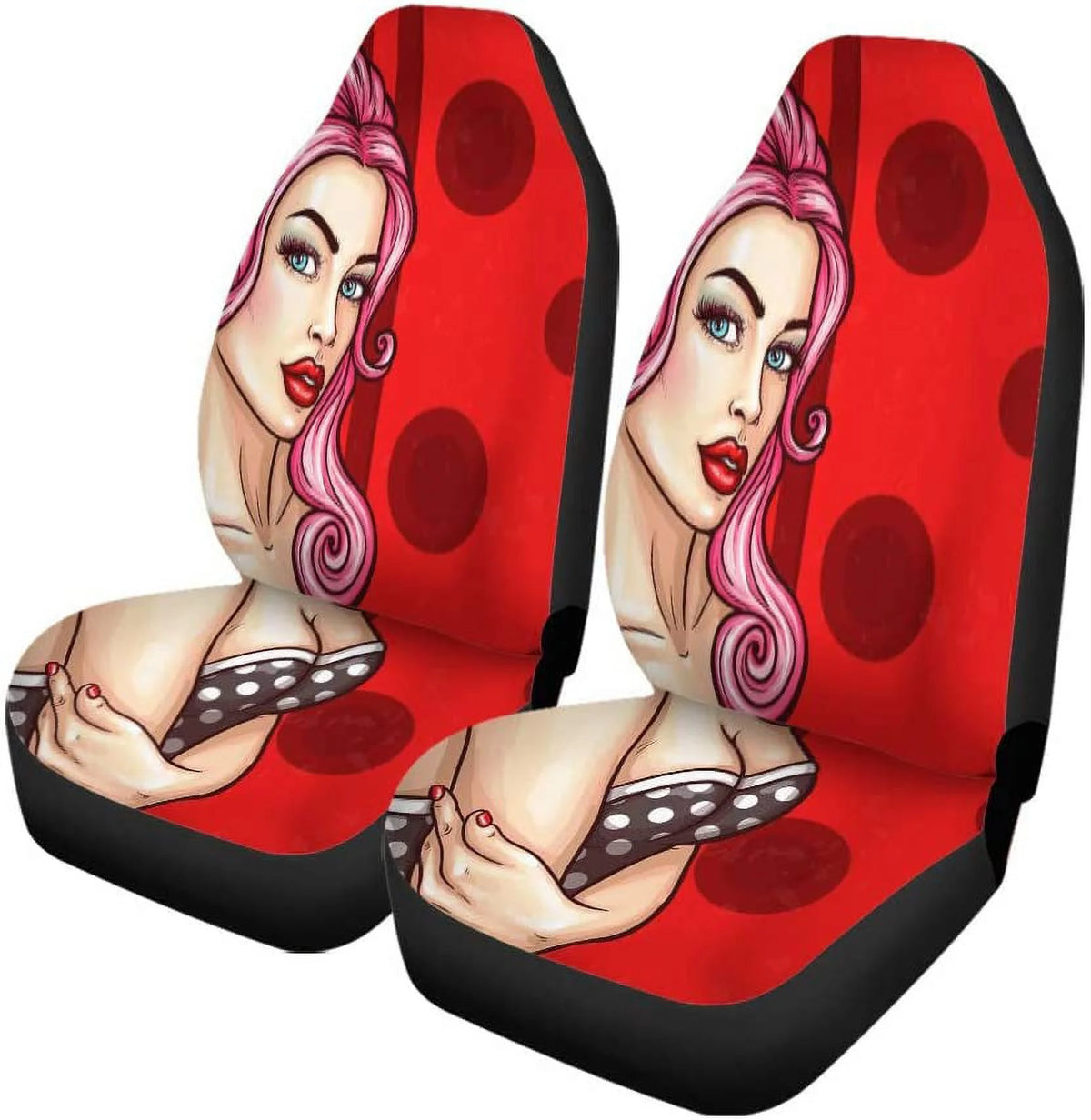 Set of 2 Universal Car Seat Covers D6730