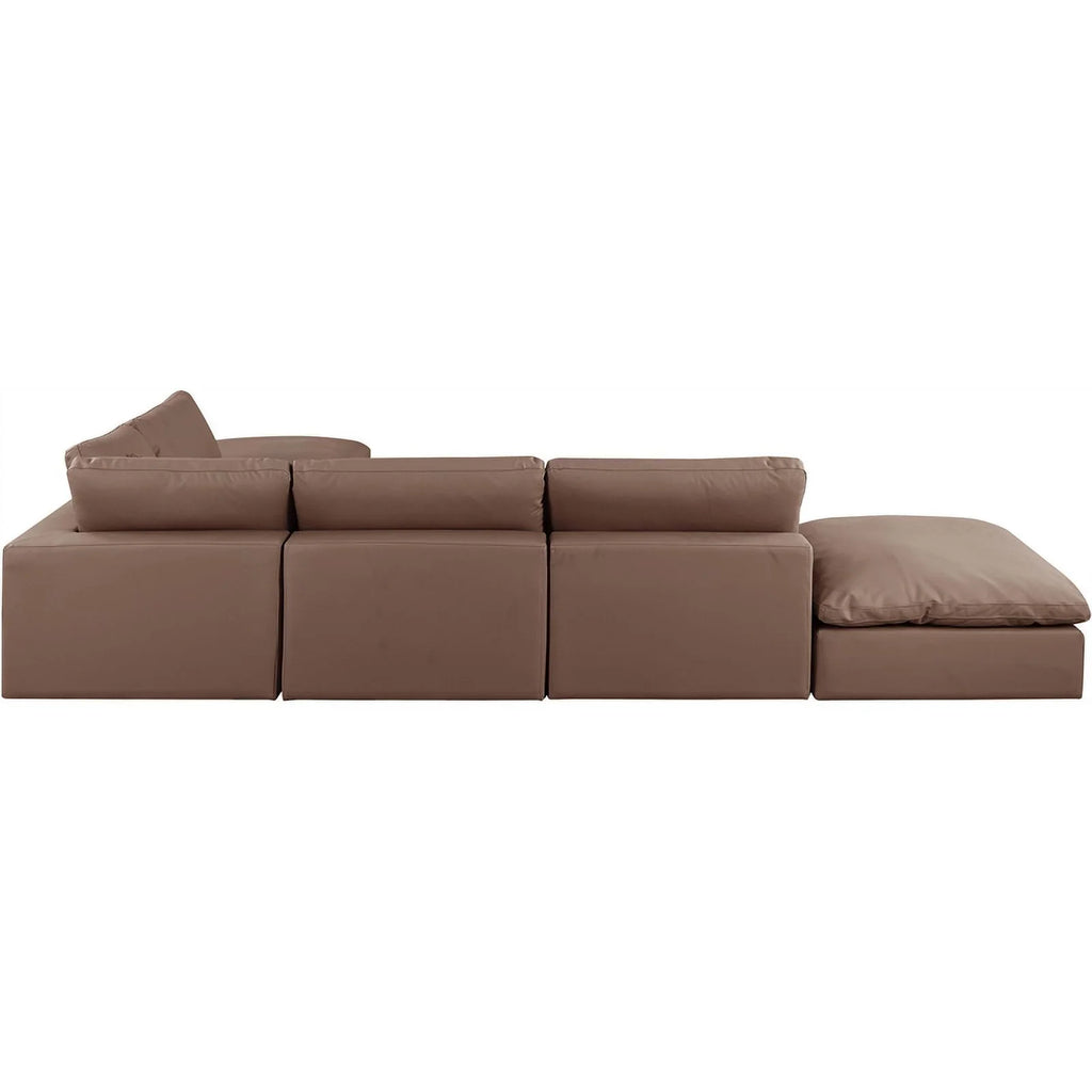 Brown Modular Sectional F278