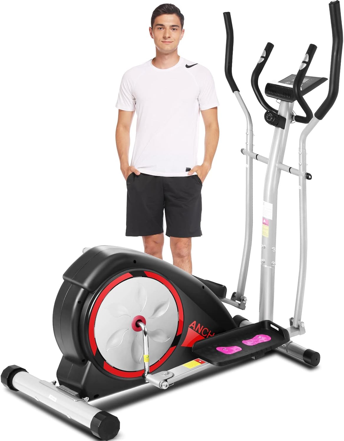 Elliptical Machine with Magnetic Resistance and LCD Monitor E668088