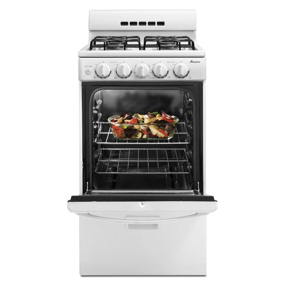 White 20-inch Gas Range O783672