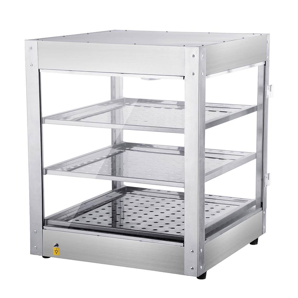 3-Tier Commercial Countertop Food Warmer Display Case I22123