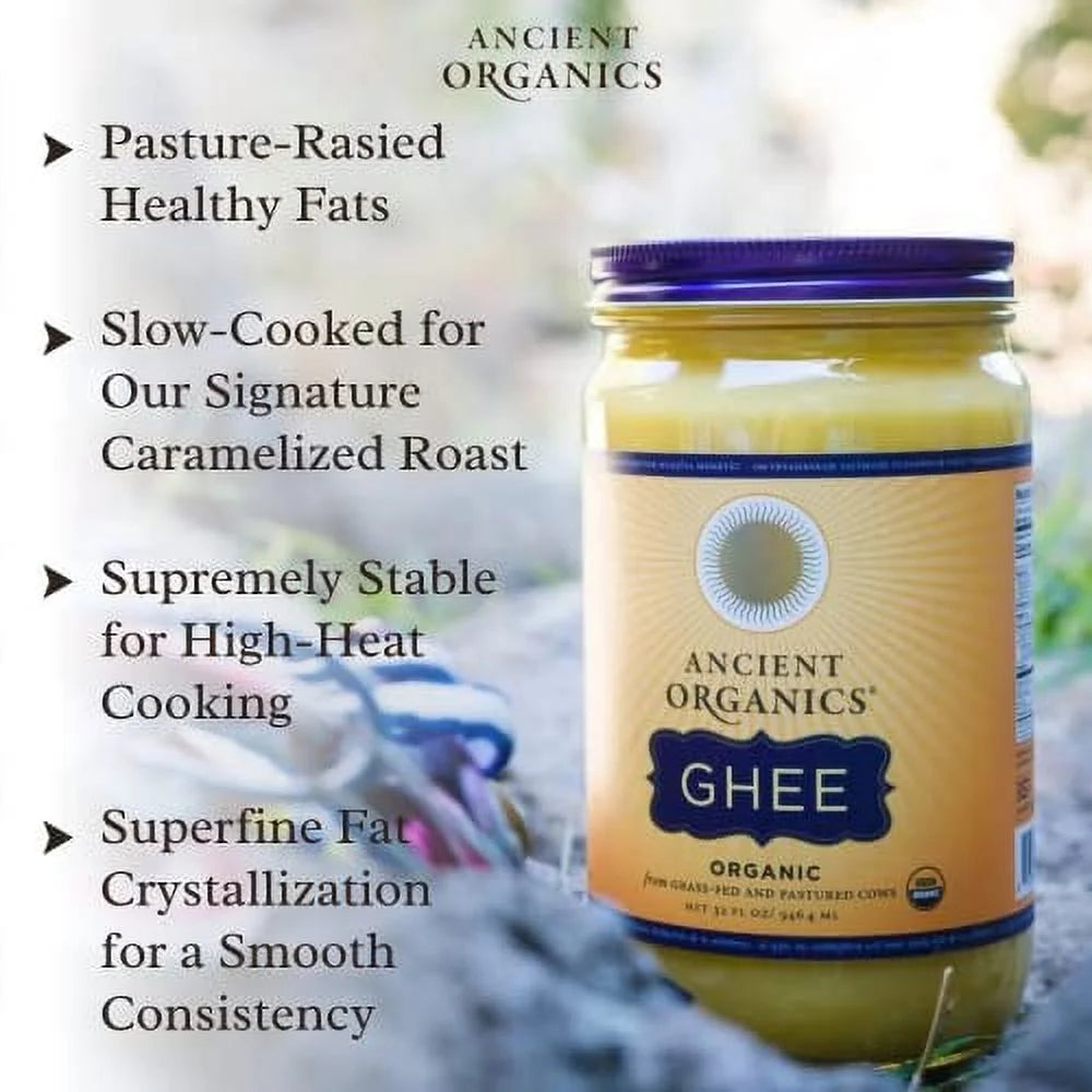 32 Fl Oz 2-Pack Organic Grass-Fed Ghee Butter G27056