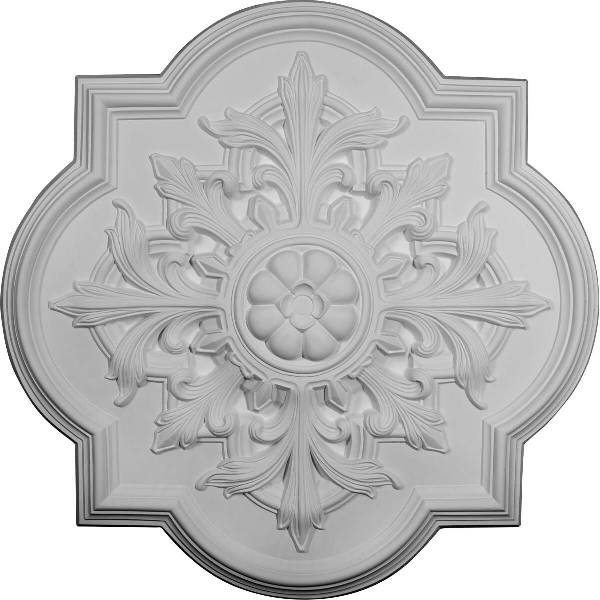 Hand-Painted Copper Green Patina Ceiling Medallion L411952
