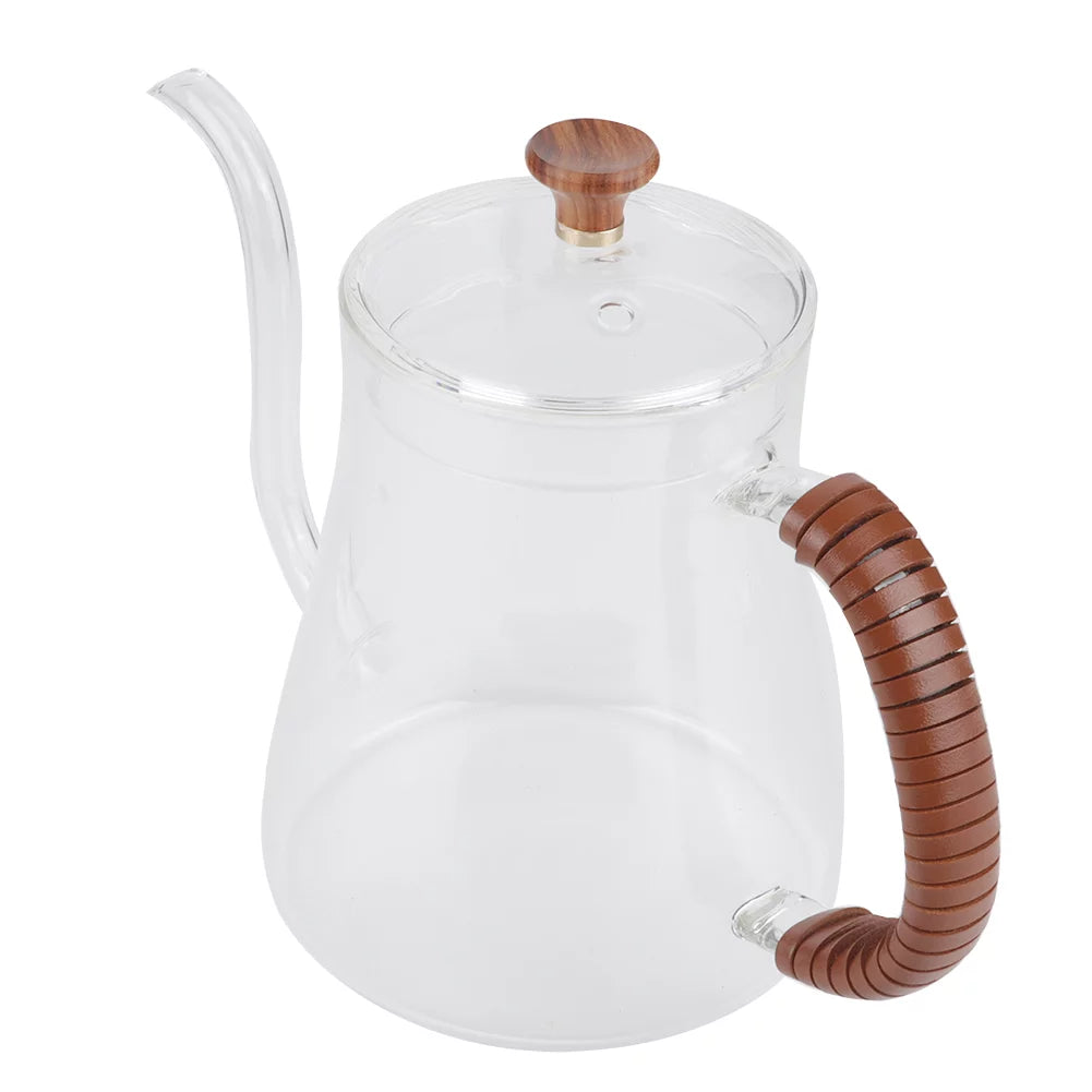 Thickened Glass Gooseneck Kettle 600ML S4057