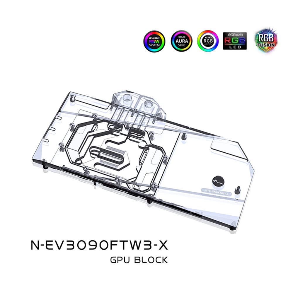 Copper Water Cooling GPU Water Block for RTX 3090 RTX 3080 E800