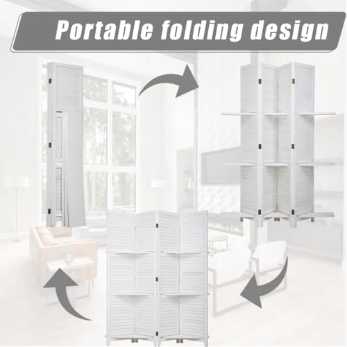 4 Panel Folding Room Divider P9613