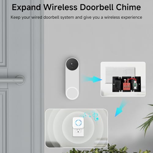 Wireless Doorbell Chime Extender with Receiver M5527