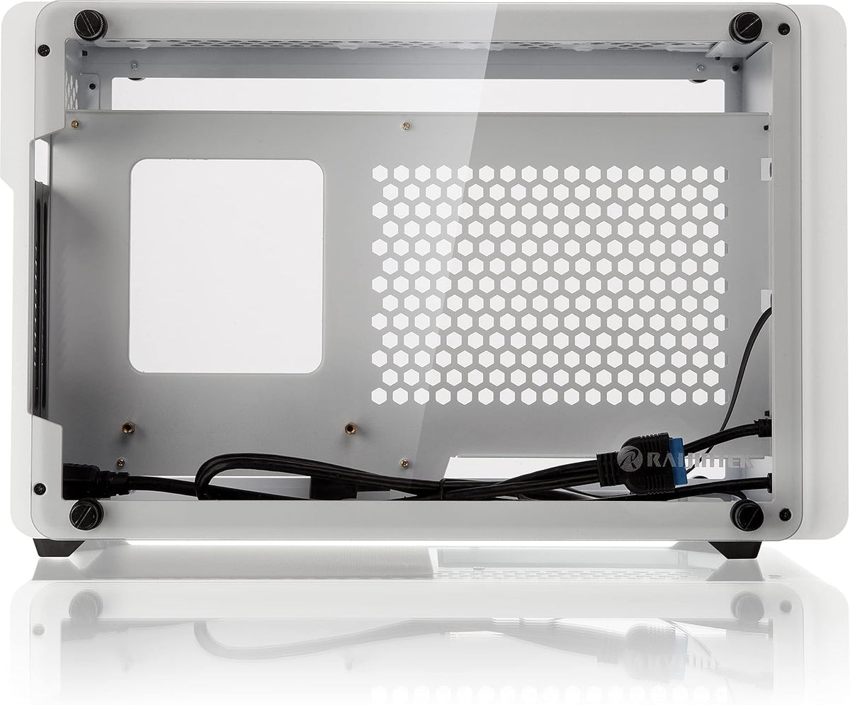 White Mini-ITX SFF Case with Tempered Glass D847
