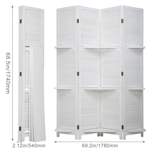 4 Panel Folding Room Divider P9613