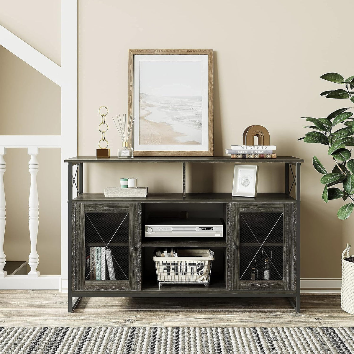 55 inch TV Stand with Storage Cabinet S40394