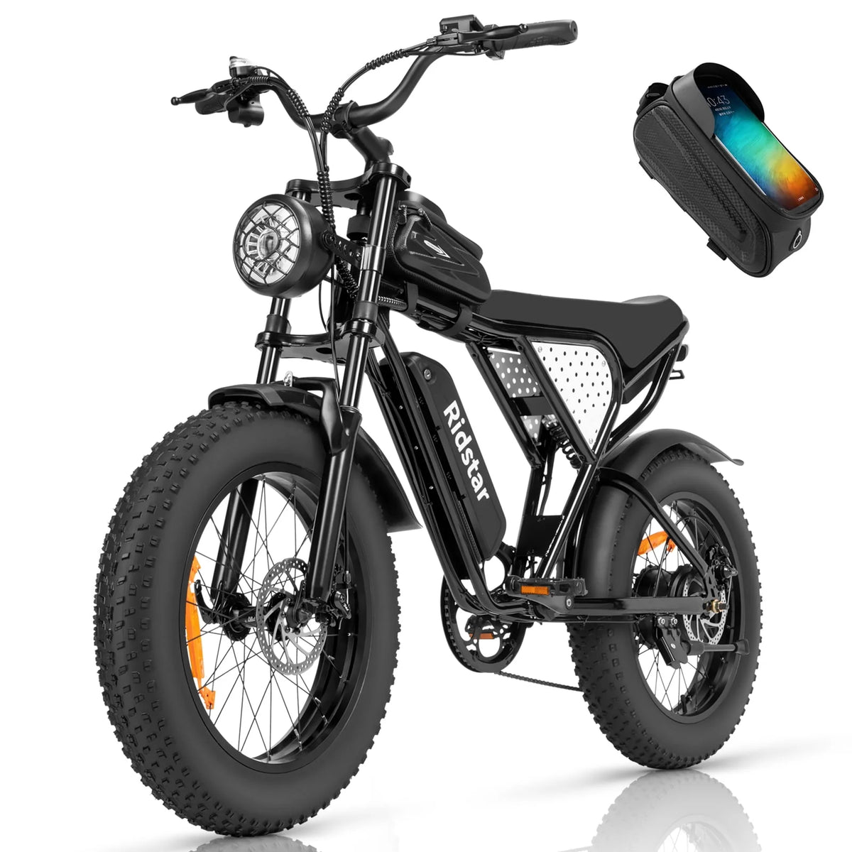 20 Fat Tire 1000W Electric Bike with 48V/20Ah Battery L375