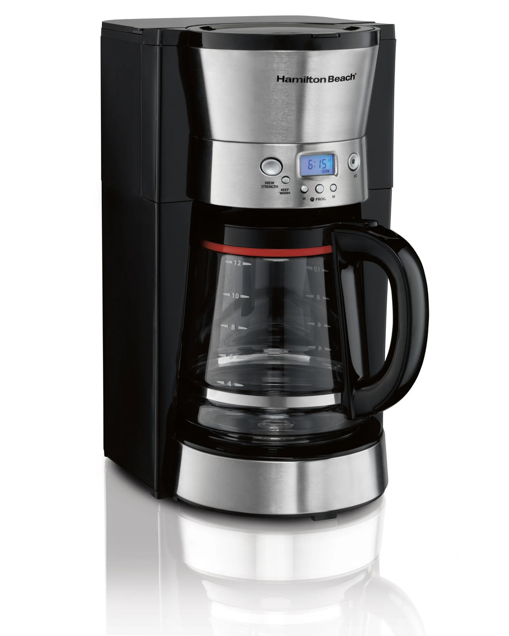 12 Cups Black Programmable Coffee Maker B34226
