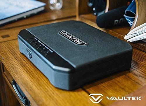 Portable Safe with Auto Open Lid Rechargeable Lithium-Ion Battery Q677